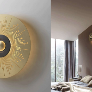 Arandela Uno Mandala Luxo Indireta Led