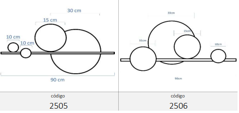 Arandela Minimalista Eclipse Decora Luxo 2 Arandela Minimalista Eclipse Decora Luxo - Imagem 2