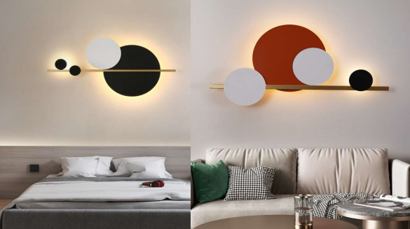 Arandela Minimalista Eclipse Decora Luxo 1 Arandela Minimalista Eclipse Decora Luxo